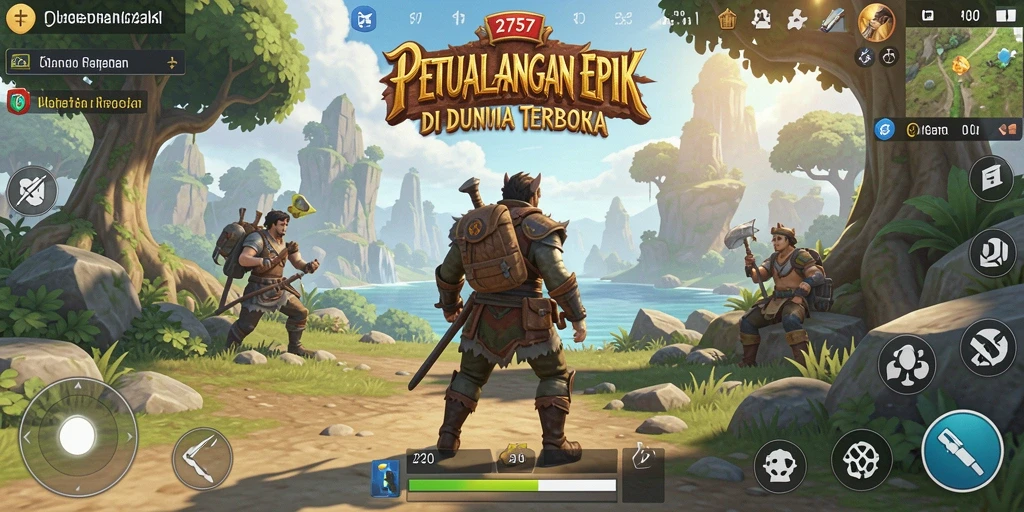 Tangkapan layar gameplay dari 2757 menampilkan petualangan mendebarkan.