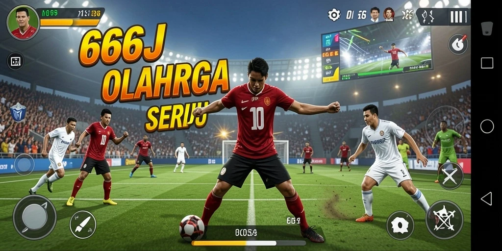 Gameplay seru dengan berbagai pilihan olahraga yang menarik.