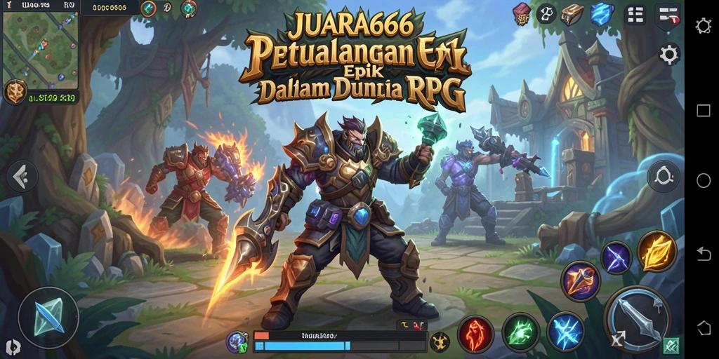 Tampilan gameplay JUARA666 yang menakjubkan dalam dunia RPG.