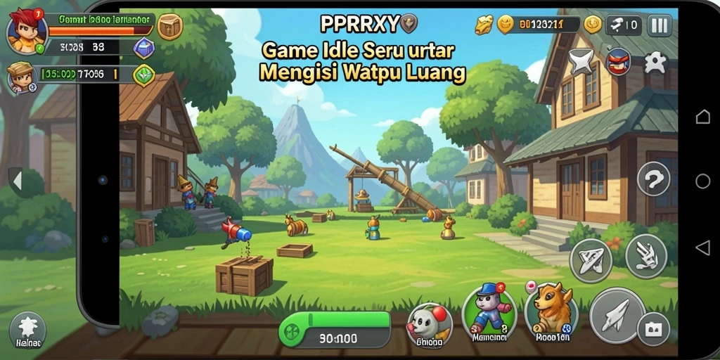 Tampilan menarik dari gameplay PPRRYY yang menyenangkan.