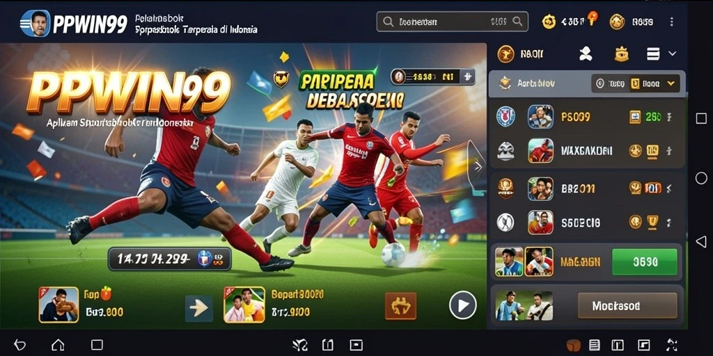 Screenshot gameplay PPWIN99 menampilkan taruhan olahraga yang menarik.