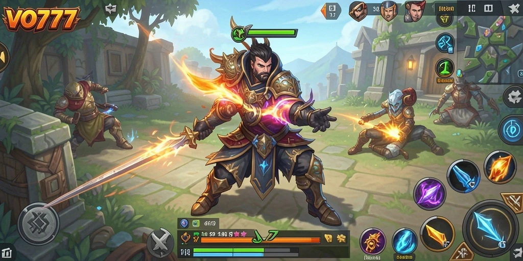 Tampak menariknya gameplay strategis dalam VO777.